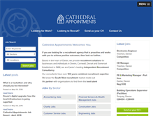 Tablet Screenshot of cathedralappointments.co.uk